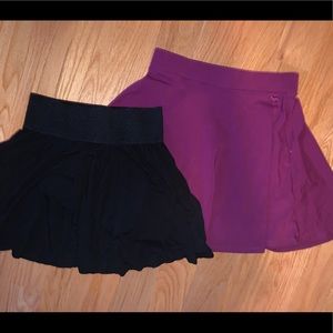 Skater Skirt Bundle - Black & Magenta